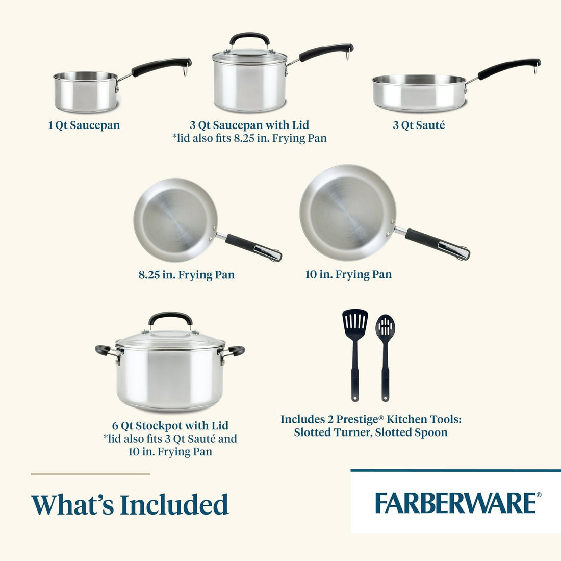 Brilliance 10-Piece Cookware Set