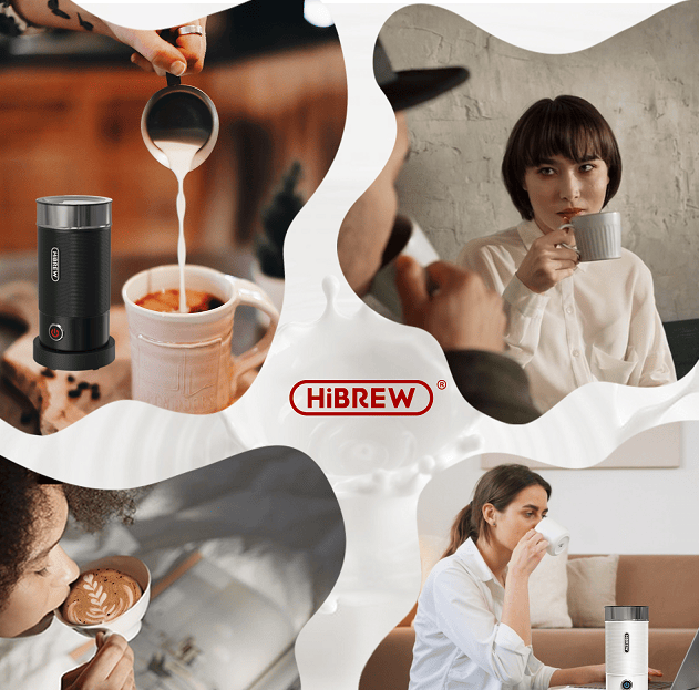 300ml Milk Heater & Frother – 450W Adjustable