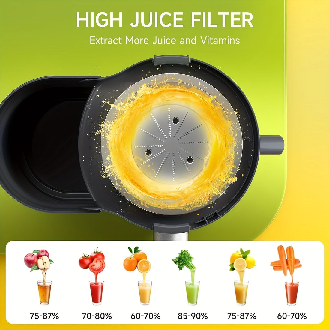 500W Juicer Machine – Wide Mouth Stainless Steel