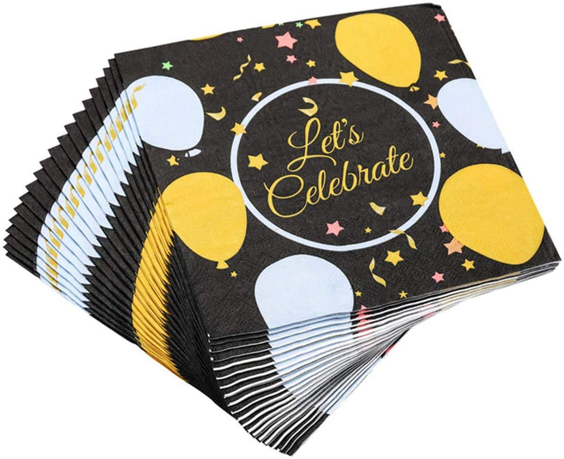 Birthday Party Tableware Supplies, Disposable Tableware Kit 20 Guests