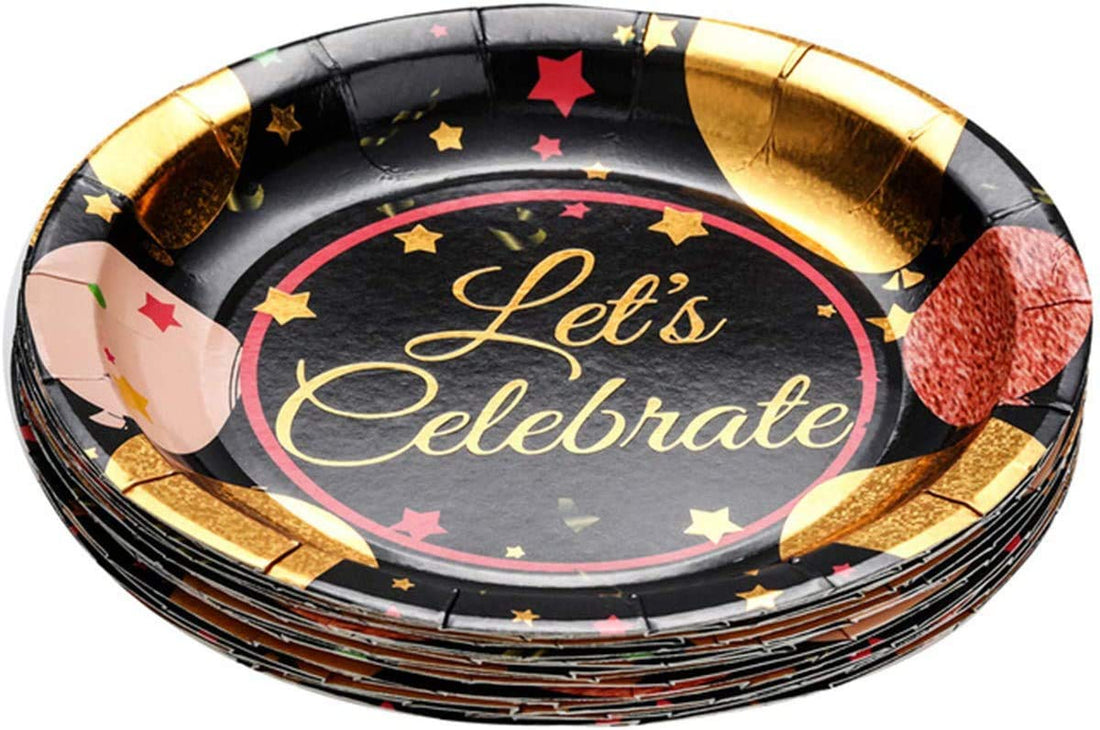 Birthday Party Tableware Supplies, Disposable Tableware Kit 20 Guests