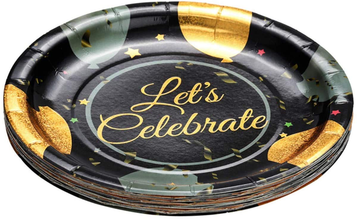 Birthday Party Tableware Supplies, Disposable Tableware Kit 20 Guests