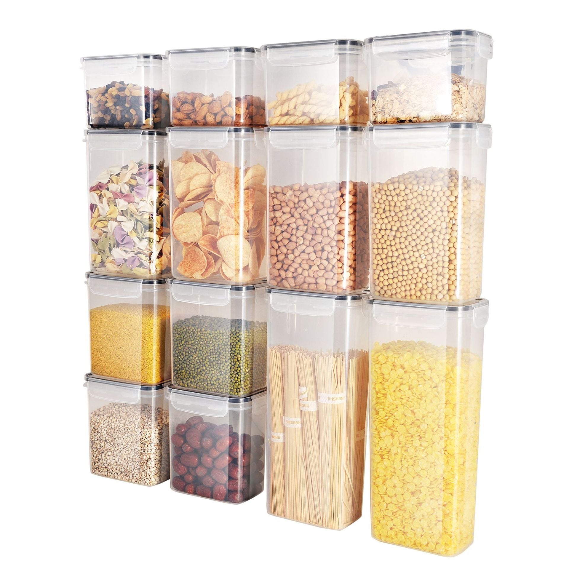 7-Pack Food Storage Containers – Airtight Cereal Keepers