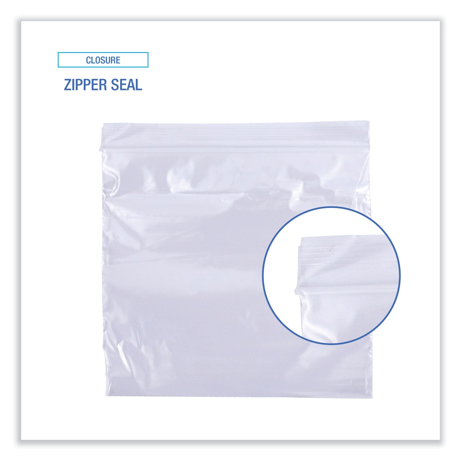 Boardwalk Reclosable Sandwich Bags – 500-Pack Clear