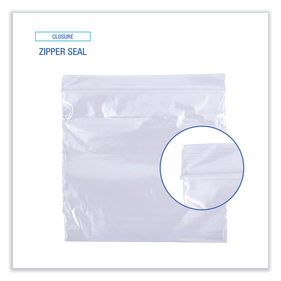 Boardwalk Reclosable Sandwich Bags – 500-Pack Clear