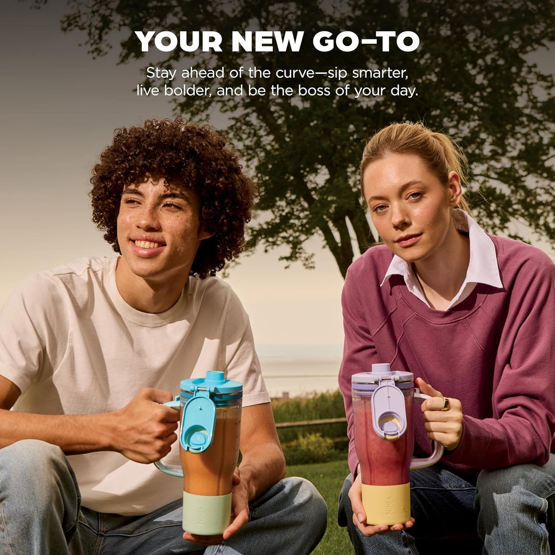 Smoothie Blender & Travel Tumbler – 26oz, Leakproof, 1200W