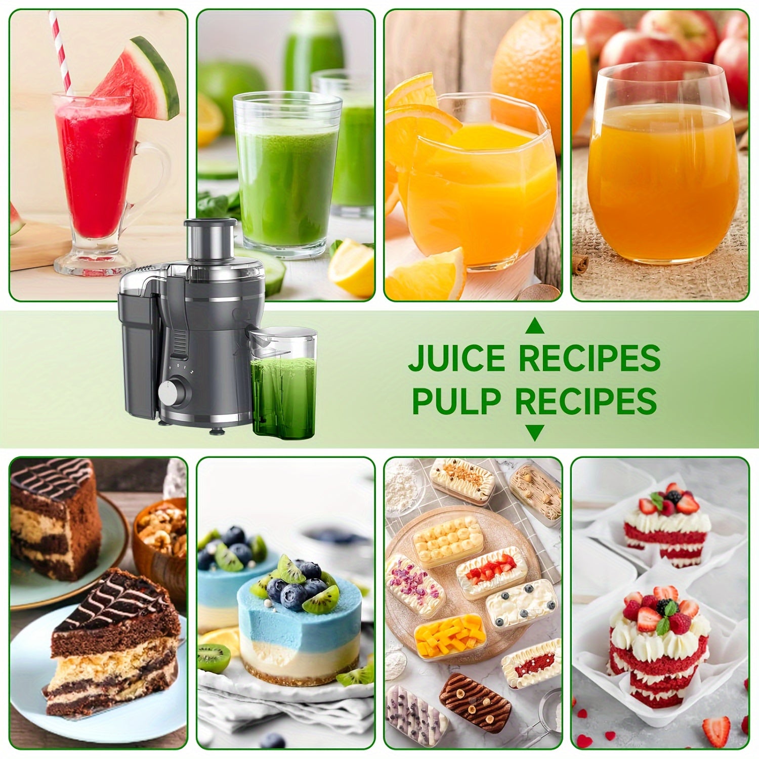 500W Juicer Machine – Wide Mouth Stainless Steel