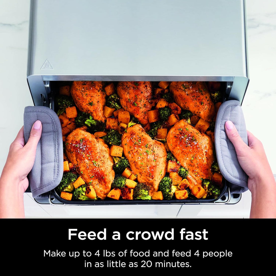 Ninja Flip Toaster Oven & Air Fryer – 8-in-1, Large Capacity