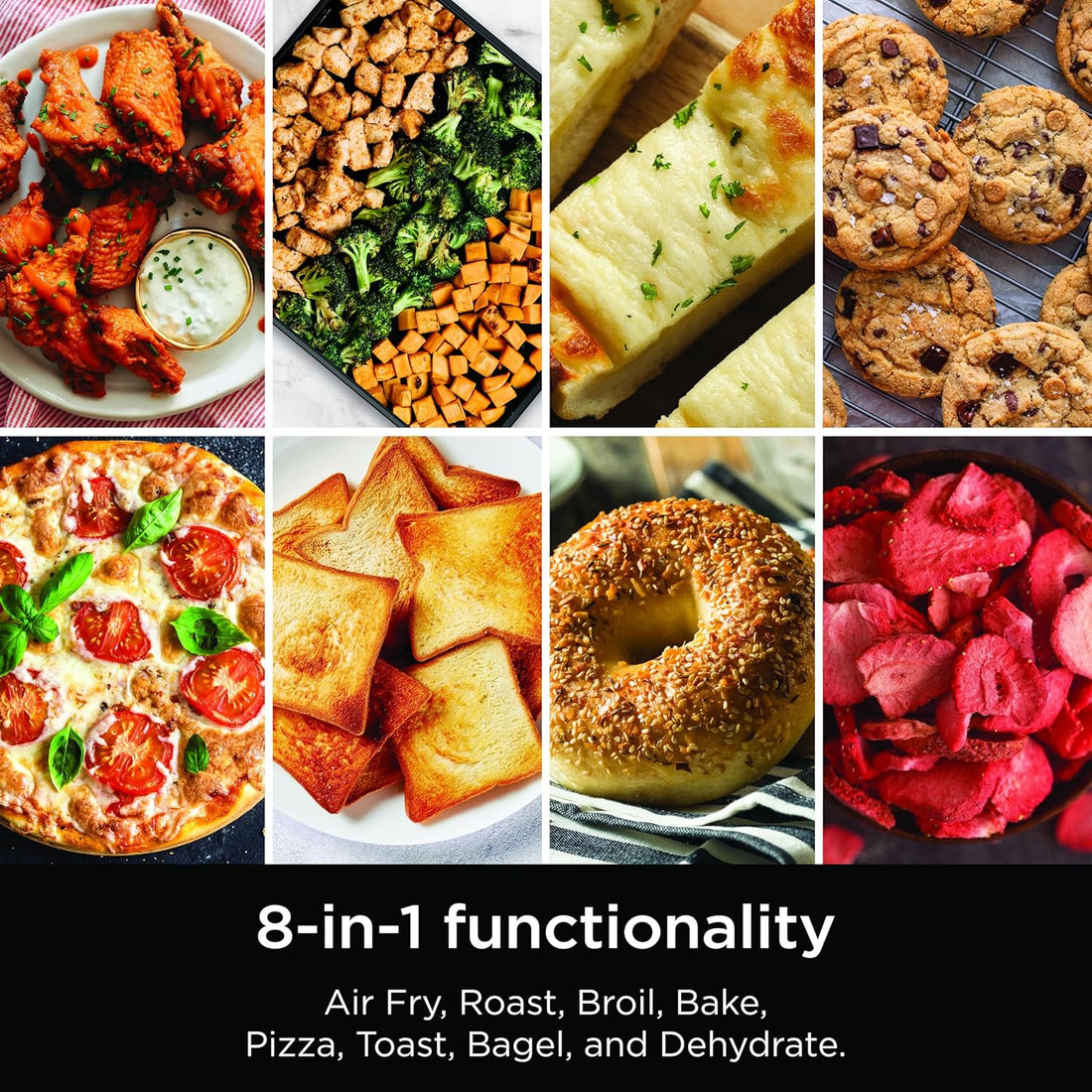 Ninja Flip Toaster Oven & Air Fryer – 8-in-1, Large Capacity