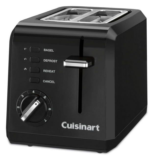 2-Slice Toaster – Compact Black