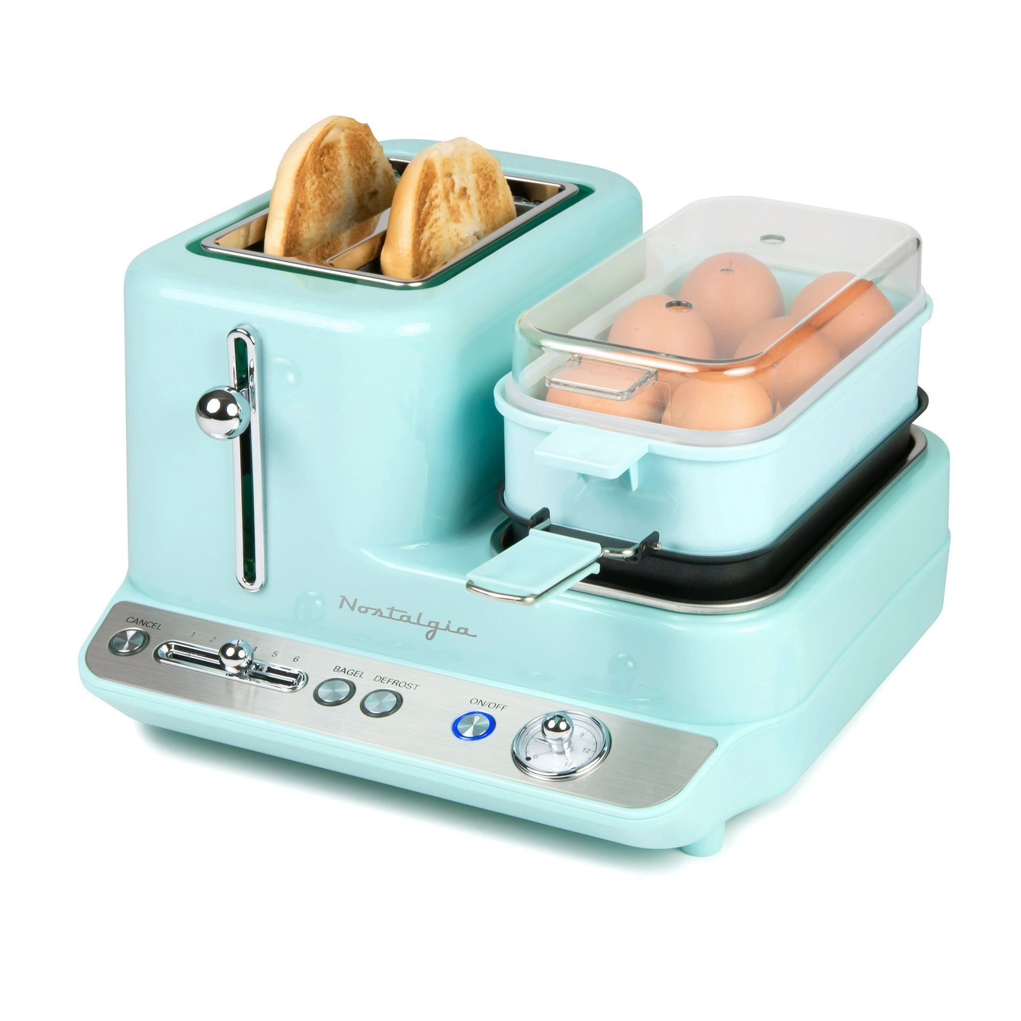 Nostalgia 3-in-1 Breakfast Station – Retro Aqua