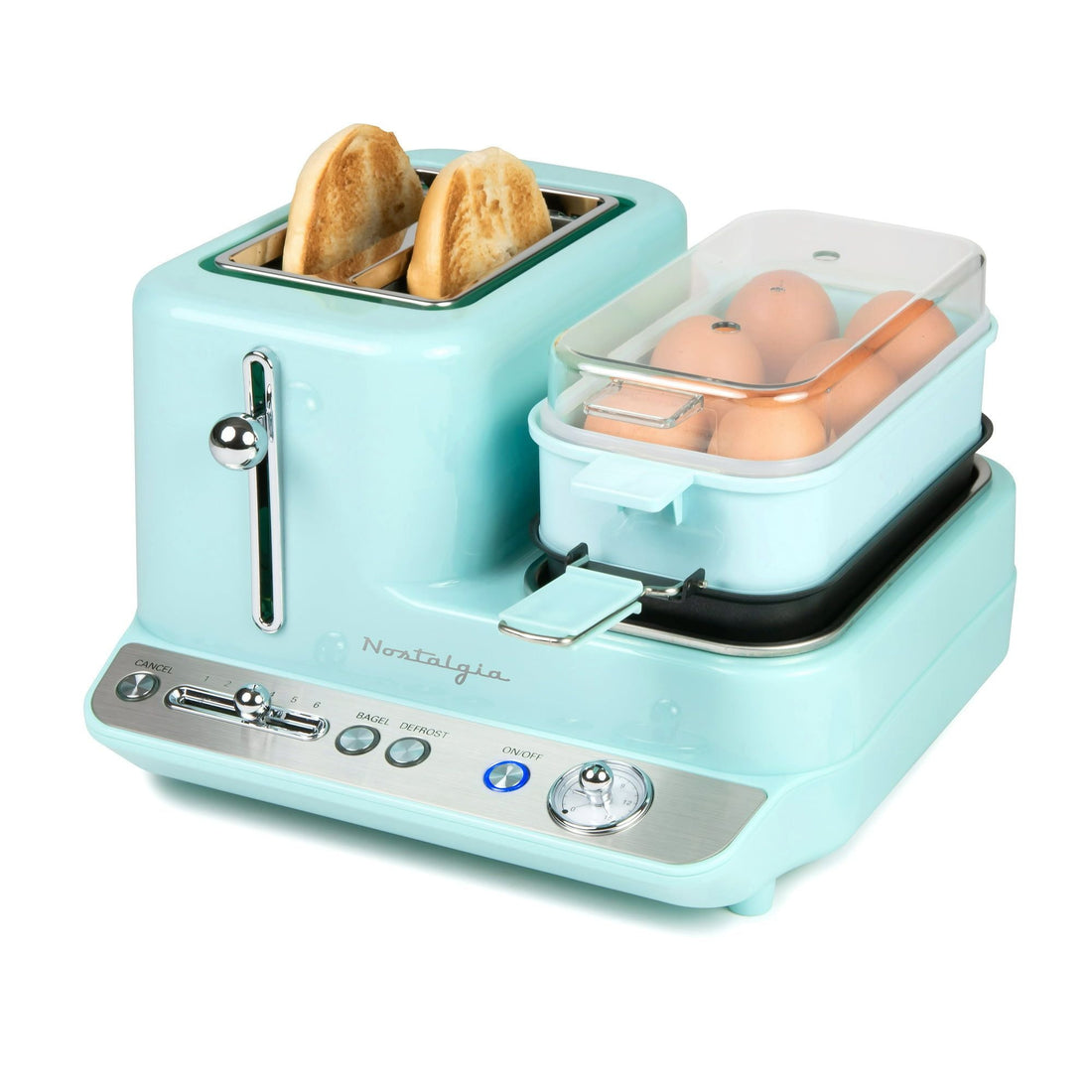 Nostalgia 3-in-1 Breakfast Station – Retro Aqua