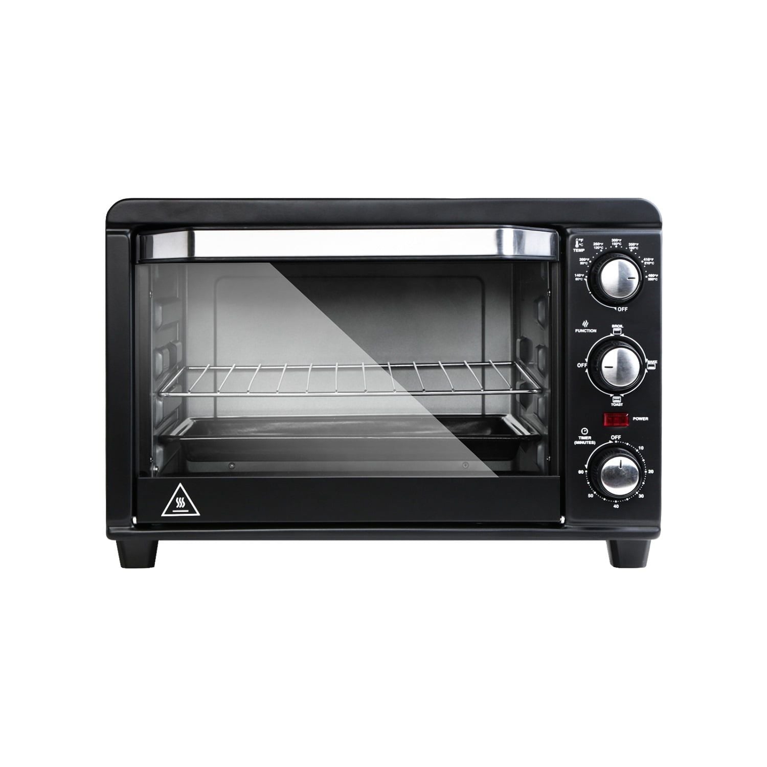 Dubbin Small Toaster Oven – Countertop Black