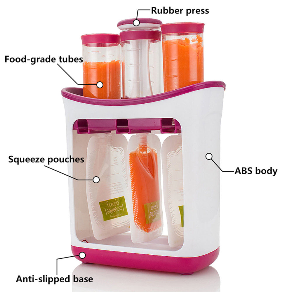 Baby Food Storage & Maker Set – Squeeze Containers