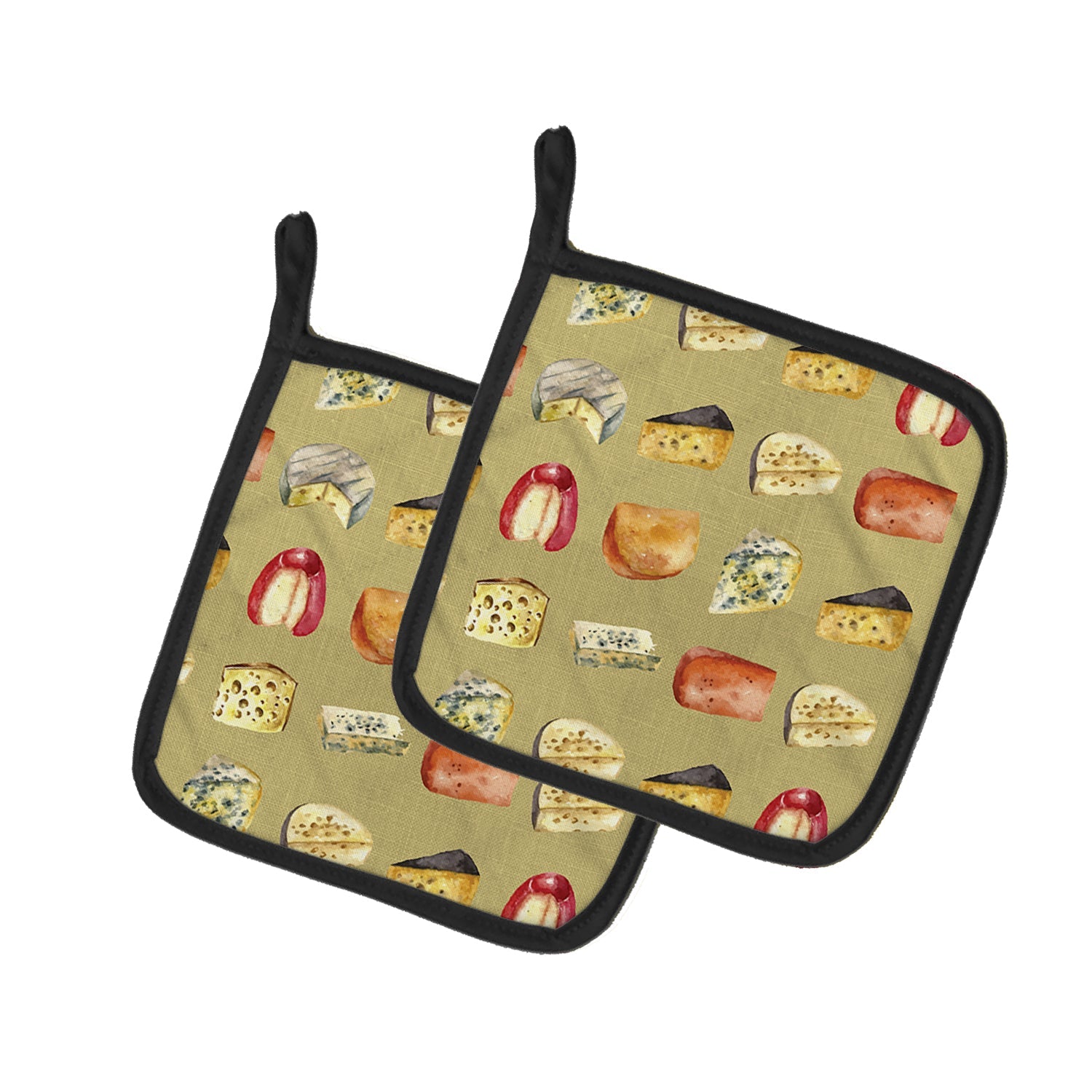 Cheeses Pot Holders - Set of 2 - Heat-Resistant Kitchen Essentials