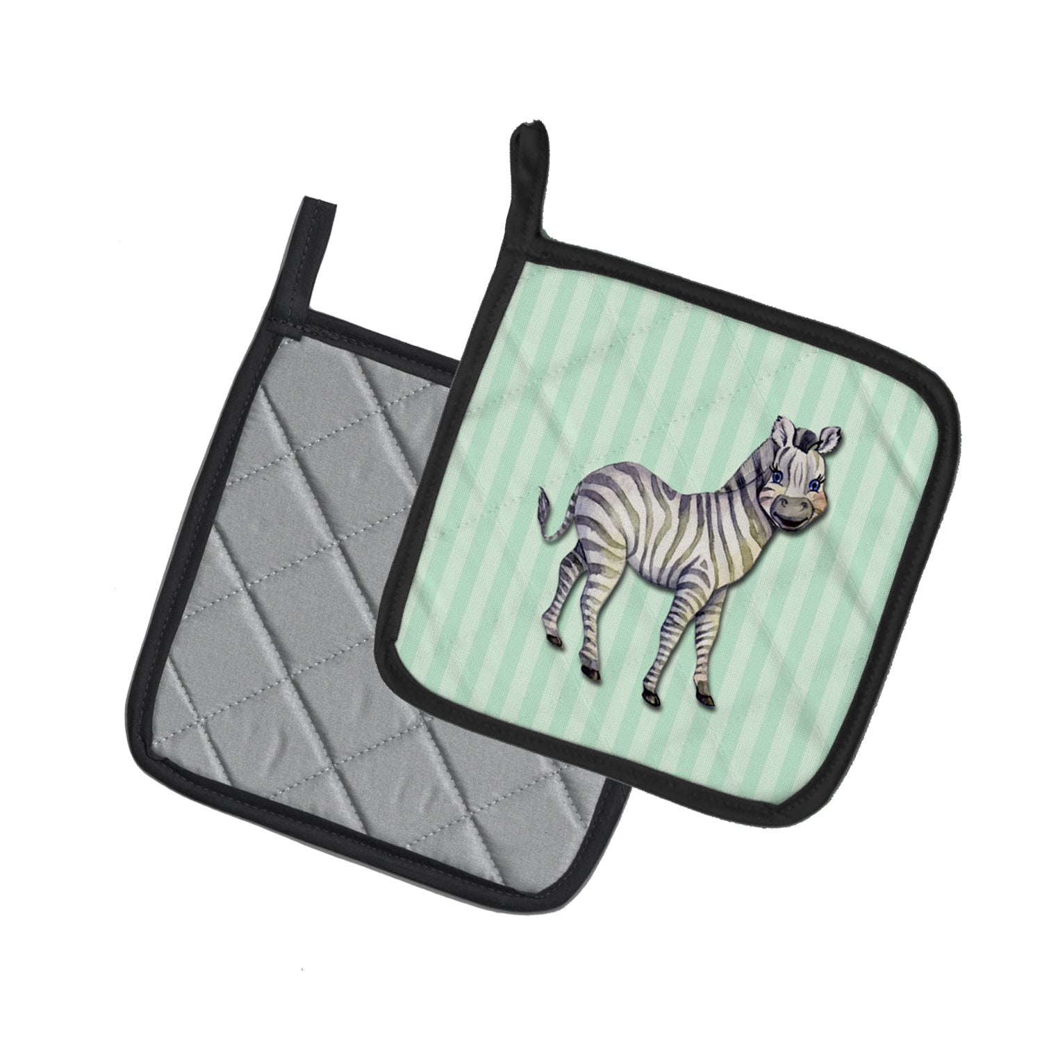 Zebra Pot Holders - Set of 2 - Heat-Resistant Kitchen Essentials