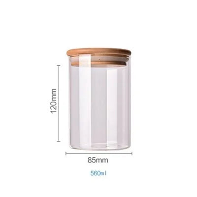 Borosilicate Glass Food Storage Set – Bamboo Lids