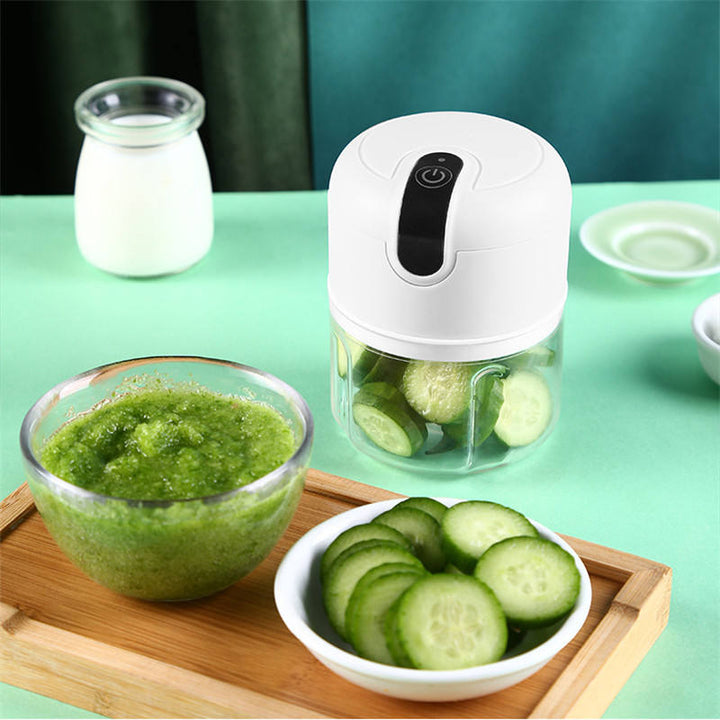 250ml Mini Electric USB Chopper – Multifunctional Garlic & Vegetable Masher