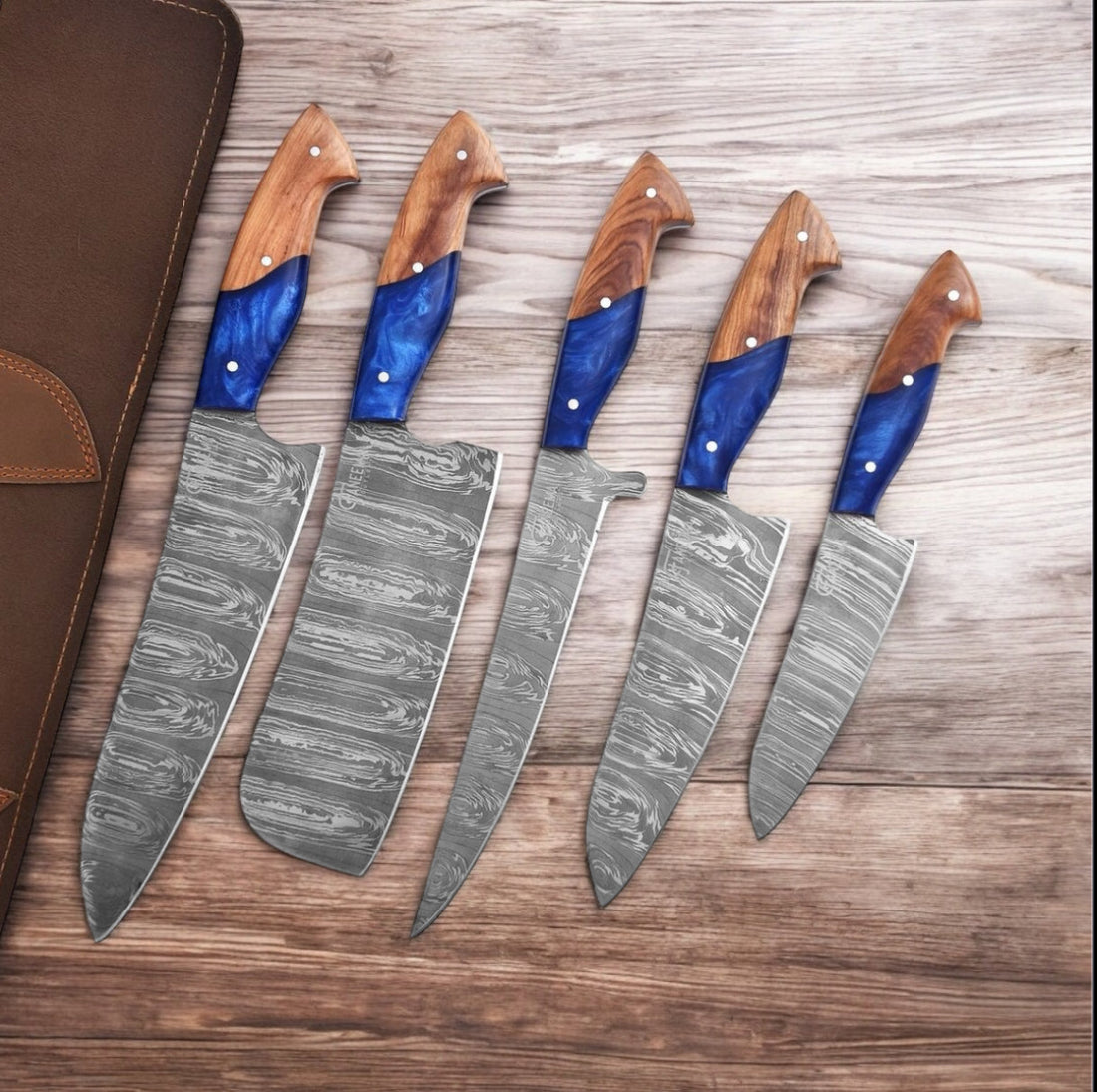 Premium Damascus Knife Set – Ultimate Kitchen Essential