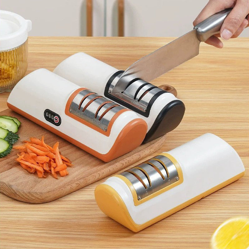 Multifunctional Electric Knife Sharpener – Automatic, Compact