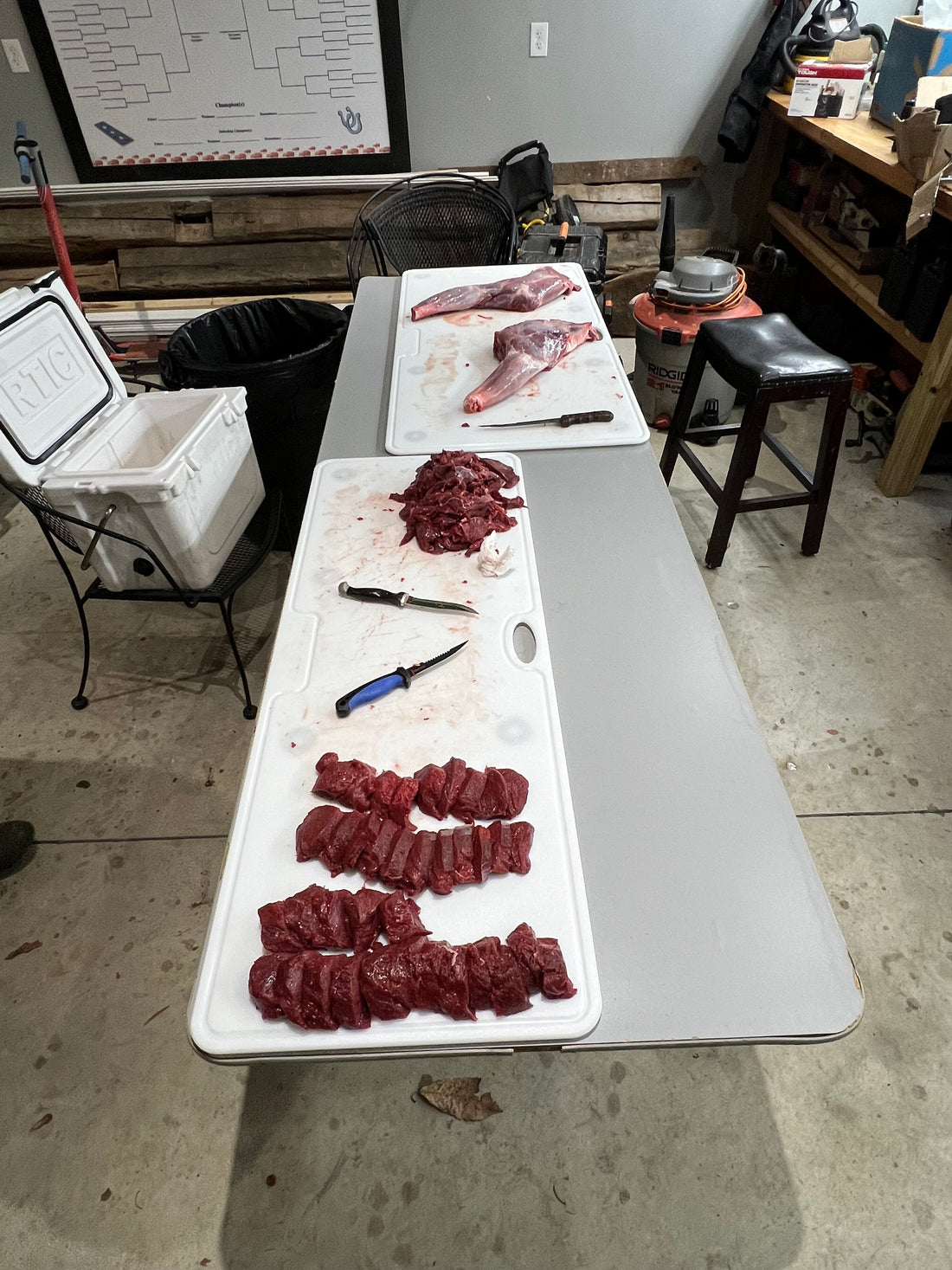 Big Game Cutting Boards HDPE Cutting Boards | 48 x 18 or 24 Inch | Juice Grooves