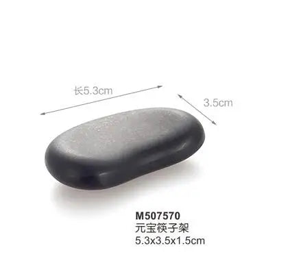 DecorBites™ Japanese Style Black Alloy Chopsticks - 10 Pairs | Anti-Slip, Moisture-Proof, High Temperature Tableware