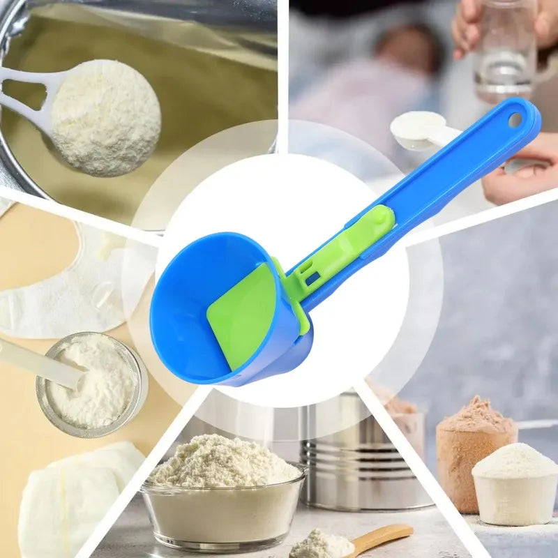Protein Powder Sliding Spoon & Funnel – Portable Kitchen Gadget