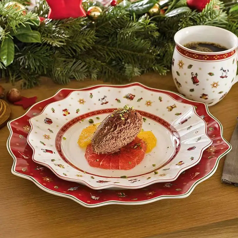 DecorBites™ Christmas Porcelain Tableware Set
