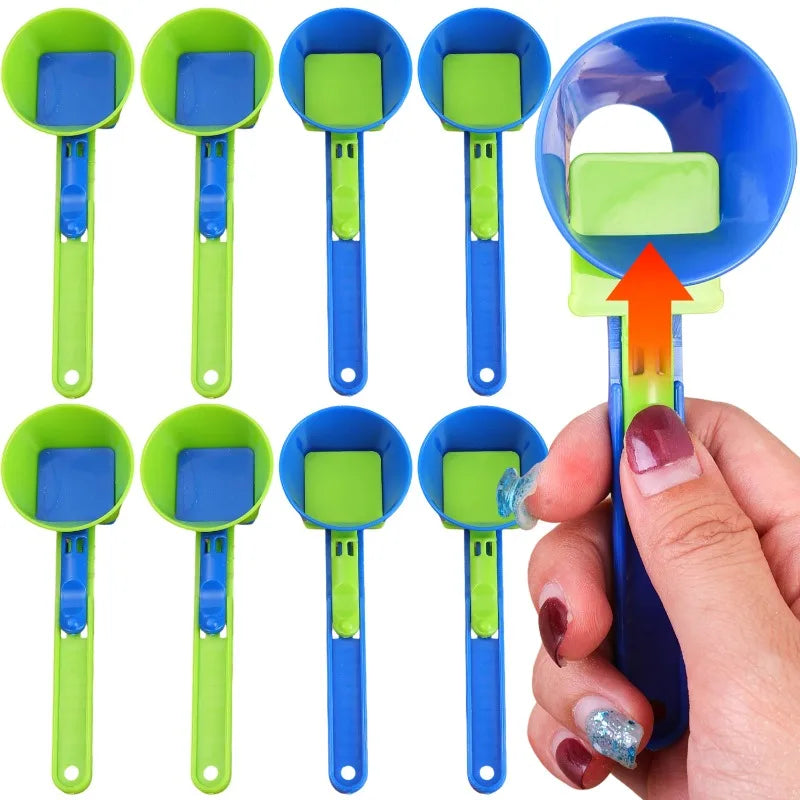 Protein Powder Sliding Spoon & Funnel – Portable Kitchen Gadget