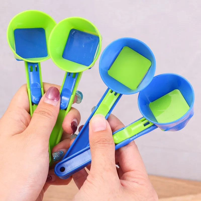 Protein Powder Sliding Spoon & Funnel – Portable Kitchen Gadget