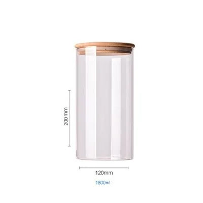 Borosilicate Glass Food Storage Set – Bamboo Lids
