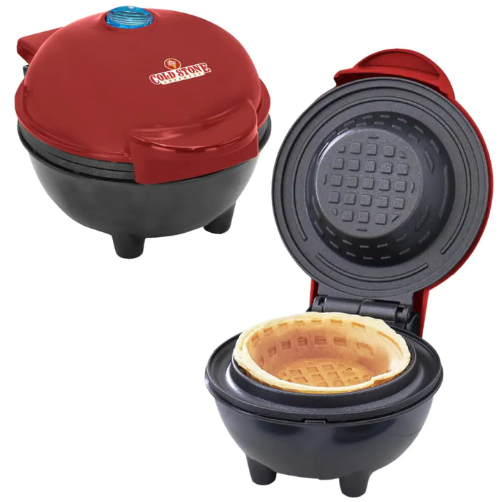 Mini Waffle Bowl Maker – 4-Inch Nonstick Electric