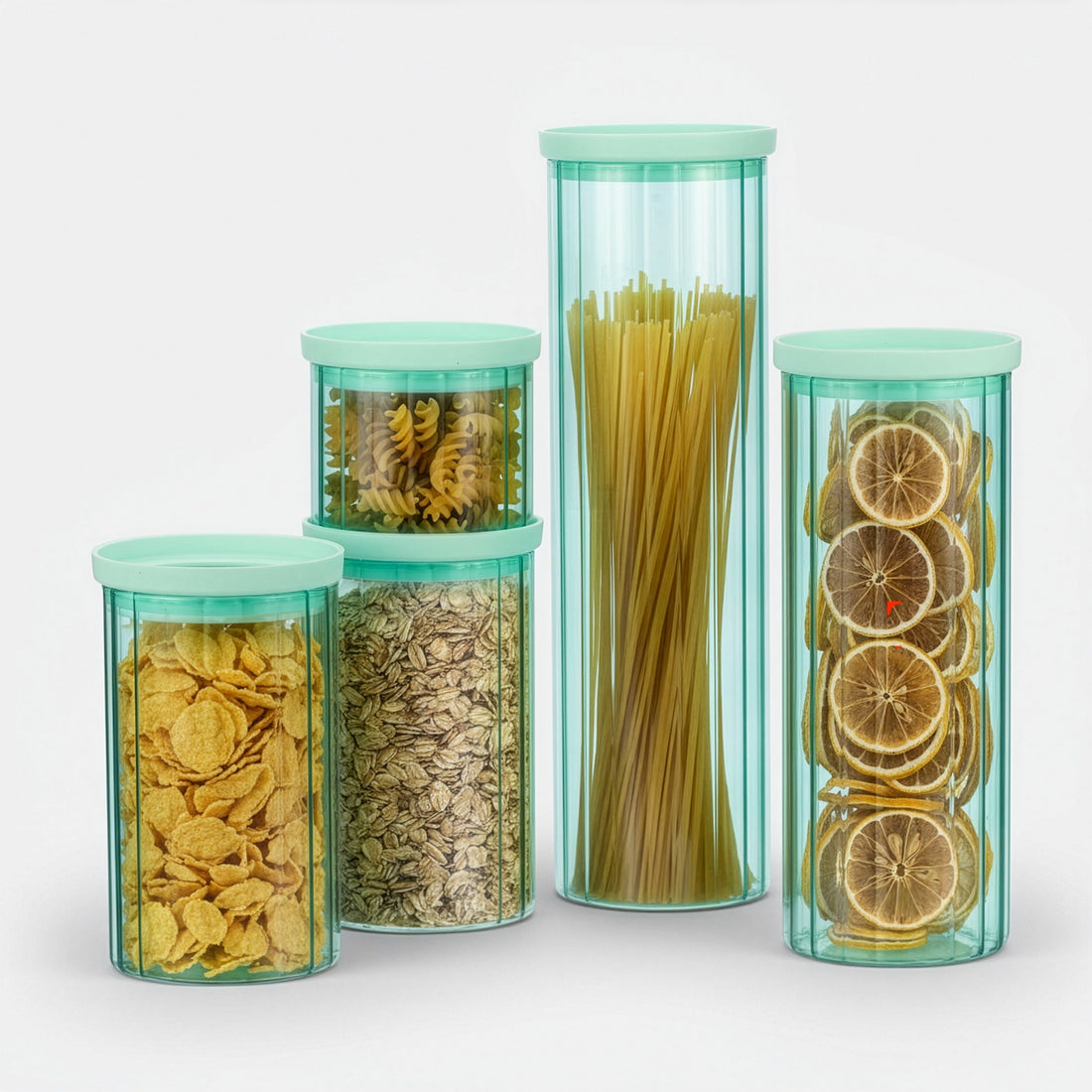 Glass Lid Glass Jar Set