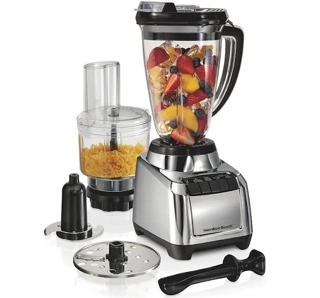 HAMILTON BEACH Kitchen System With Blender & Food Processor 700Watts 13" x 13.5" x 9.5" Grey 53520G